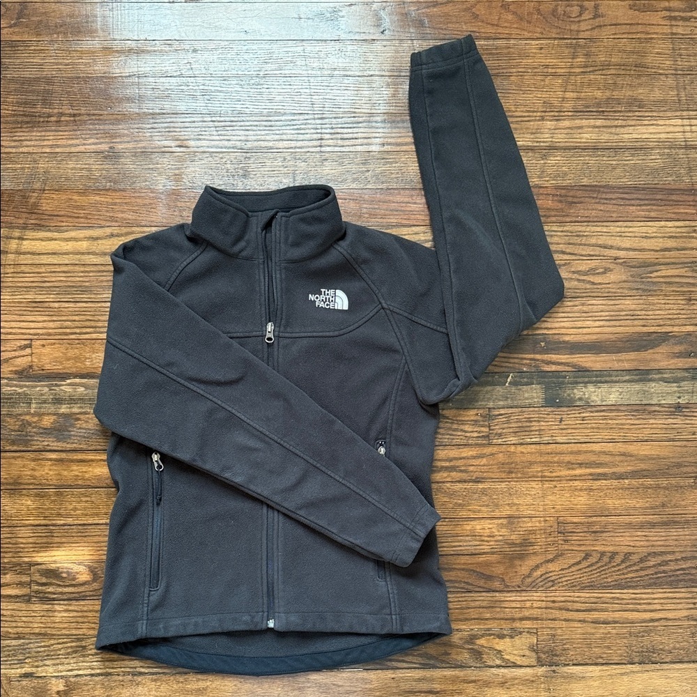 The North Face WindWall Fleece Jacket Women’s Size M Dark Gray - Picture 4 of 10
